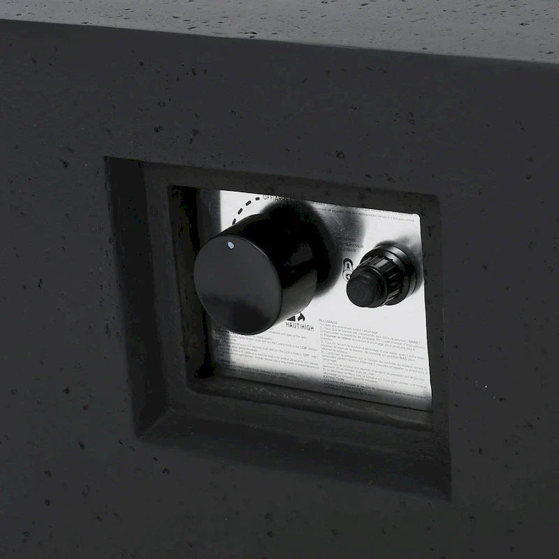 Giovanna Outdoor-Aluminium-Sitzgruppe für 7 Personen mit Feuerstelle von Christopher Knight Home