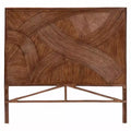 bali & pari King Elettra Rattan Standalone Headboard: Handcrafted, No Assembly, Bohemian Design