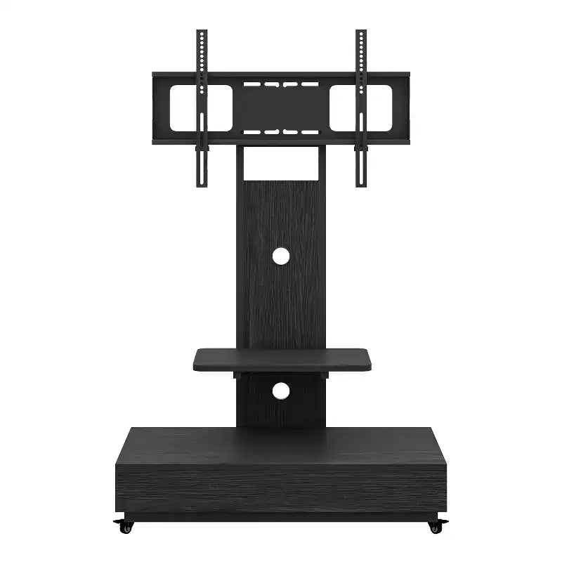 TV Stand for 32-75 TVs, Adjustable Height Mobile TV Cart with Drawer and Wheels for Living Room, Bedroom, Offices -ModernLuxe