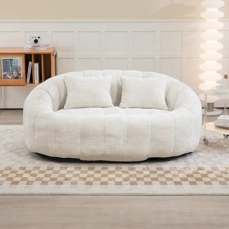 Sitzsack aus Chenille, Relaxsofa