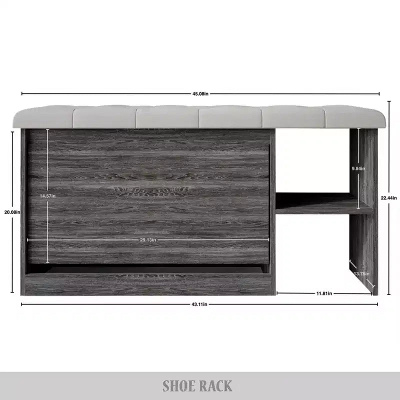 ChaletPosh Storage Shoes Bench