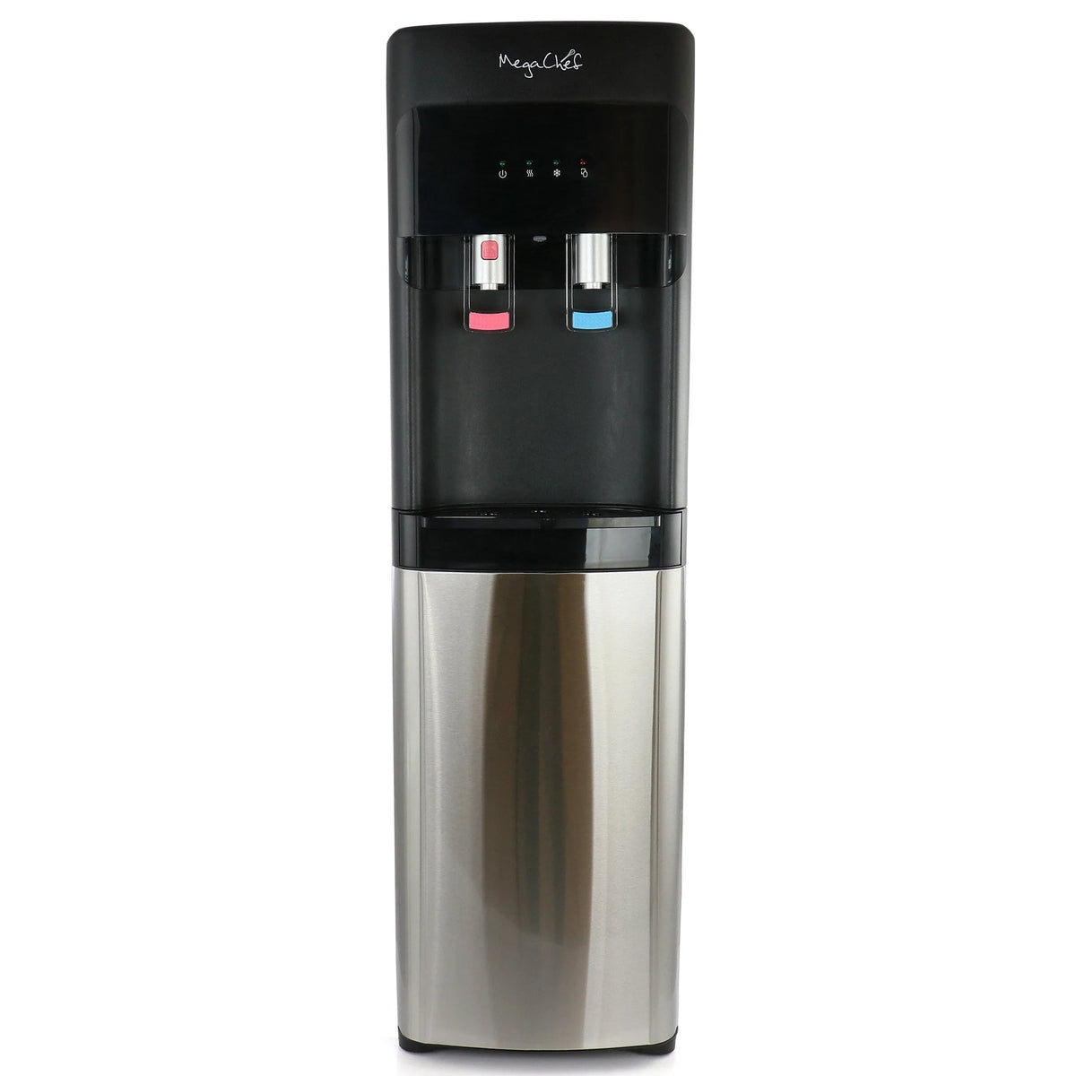 Distributeur d’eau chaude et froide à chargement par le bas MegaChef - 12x13.6x41