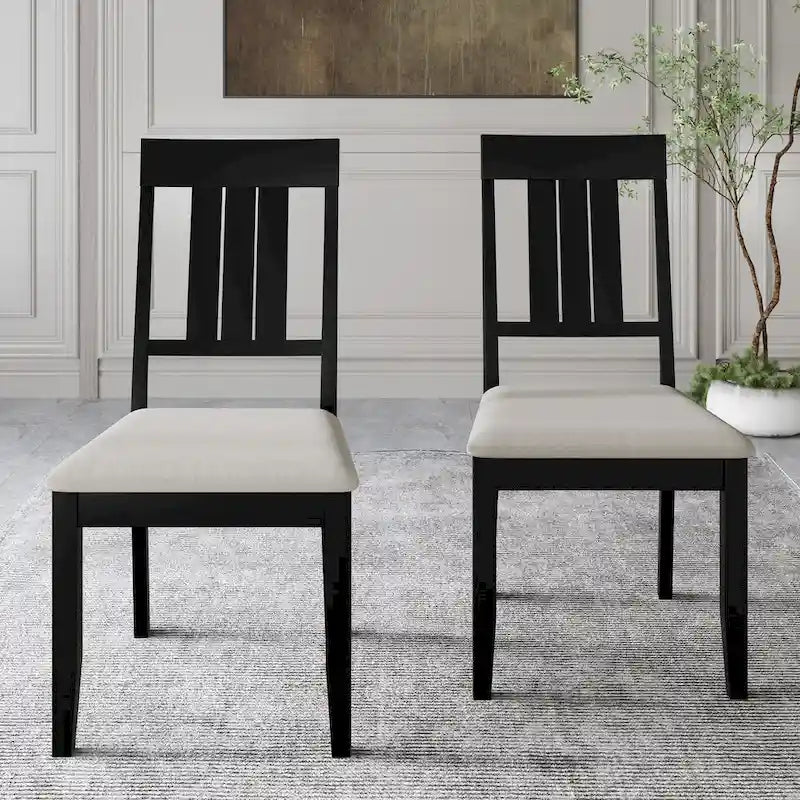 Set da pranzo in legno classico CraftPorch da 7 pezzi