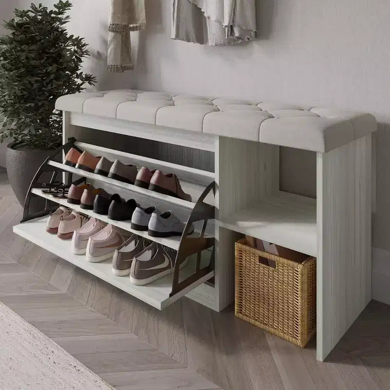 ChaletPosh Storage Shoes Bench
