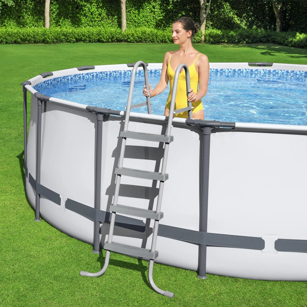Bestway Steel Pro MAX rond bovengronds zwembad met pomp en afdekzeil