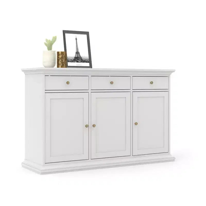 Tvilum, Sideboard with 3 Doors and 3 Drawers, White