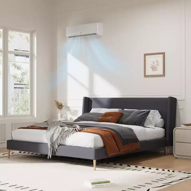 Ultra-leise 42 dB|12000 BTU 19 SEER kanallose Mini-Split-Klimaanlage mit Wärmepumpe|3-in-1-Kühlung, Heizung und Entfeuchtung|230-V-Wechselrichter-Klimaanlagensystem, weiß